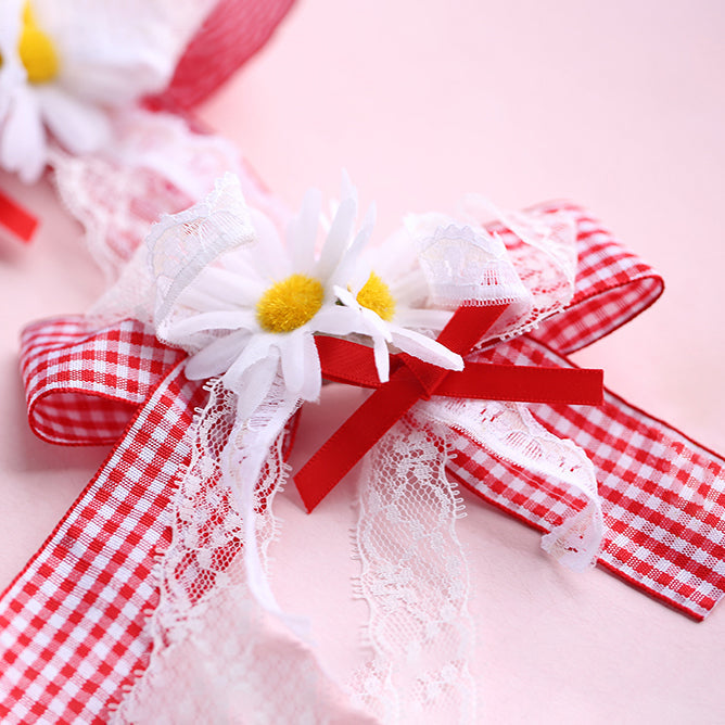 Kawaii Lolita Ribbon Lace Hair Clip