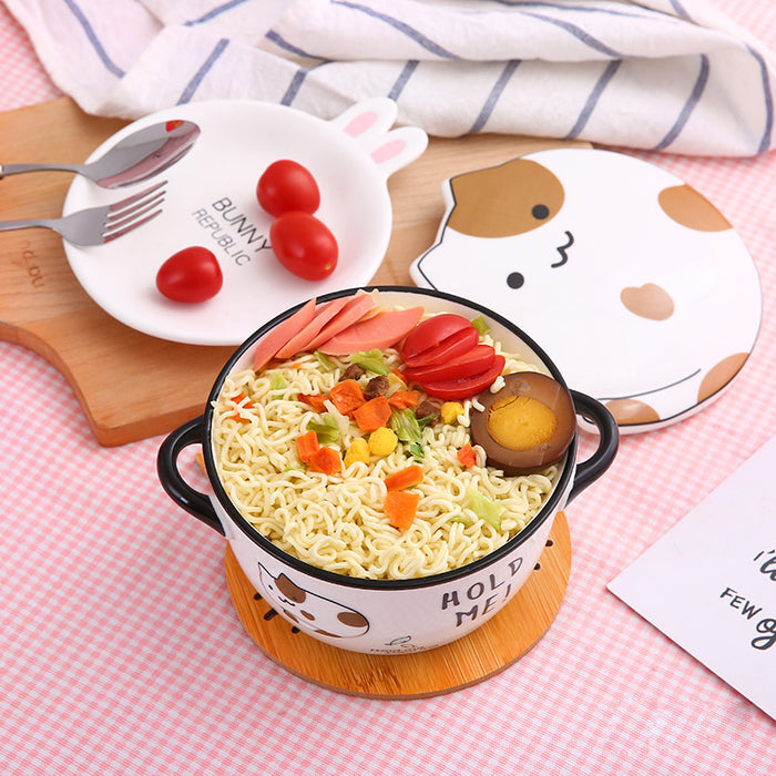 KAWAII PUSHEEN CAT PRINTED  BOWL - juwas.com online store
