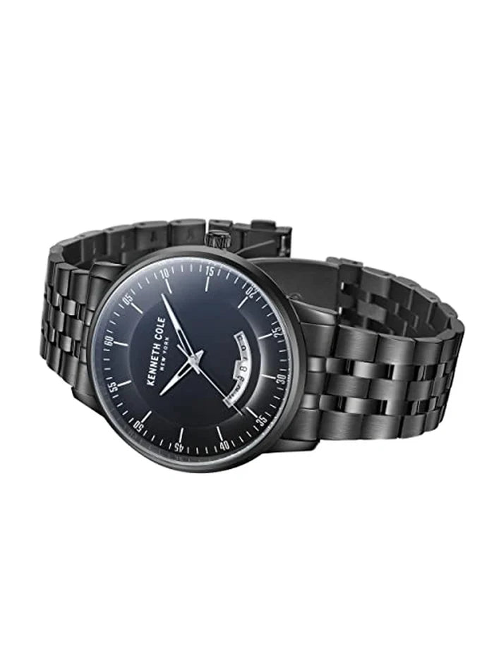 Kenneth Cole Round Black Dial Analog Watch - KCWGH2221202MN