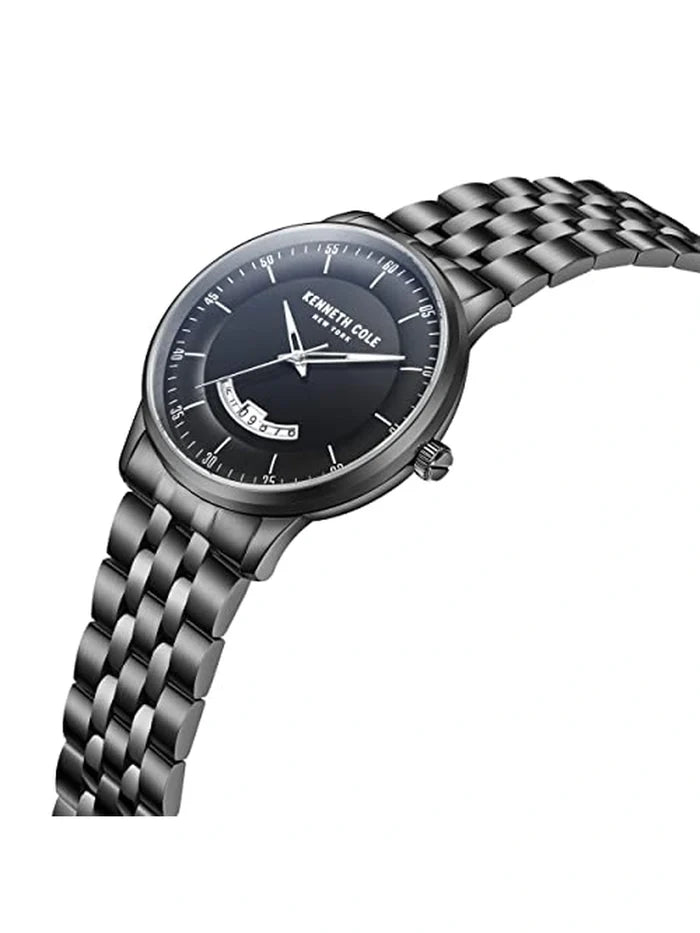 Kenneth Cole Round Black Dial Analog Watch - KCWGH2221202MN