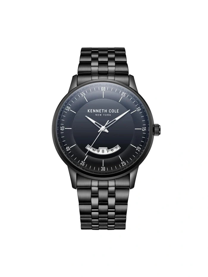 Kenneth Cole Round Black Dial Analog Watch - KCWGH2221202MN