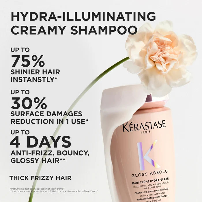 Kérastase Gloss Absolu Bain Hydra-Glaze Illuminating Creamy Shampoo 250Ml