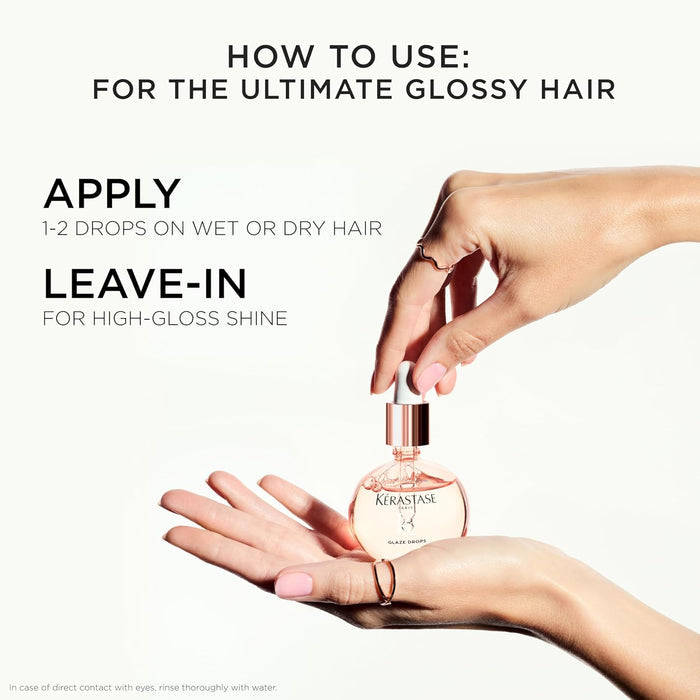 Kérastase Gloss Absolu Glaze Drops Wild Rose In Oil Serum 45Ml