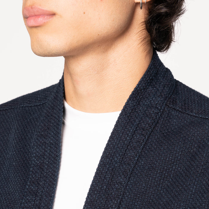 Kimono Shirt - Indigo Sashiko by Naked & Famous Denim