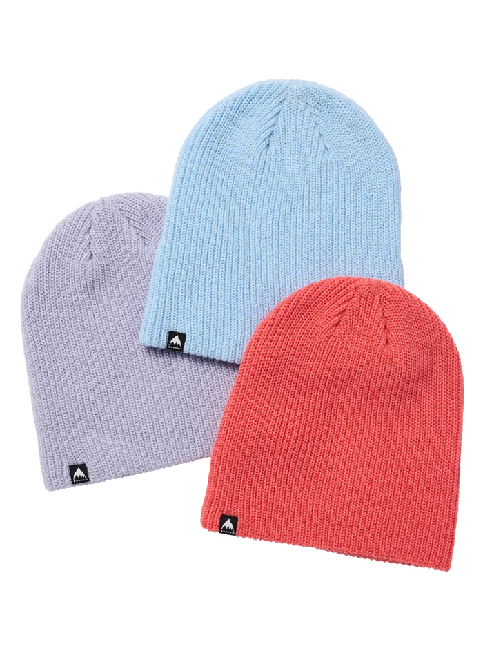 Product image of Kids' Burton DND Beanie (3 Pack)[Variant:Peach Echo / Dusty Blue / Moondust Purple]