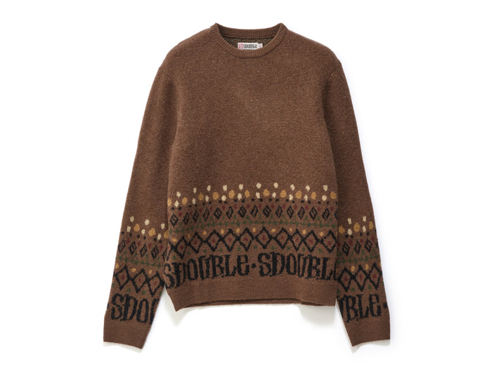 Knitted Sweater - Chocolate