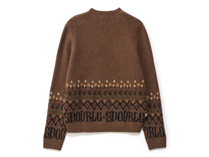 Knitted Sweater - Chocolate