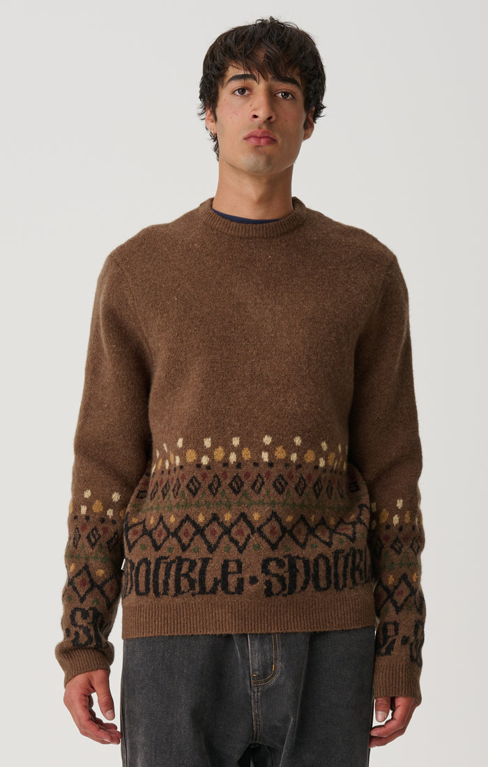 Knitted Sweater - Chocolate