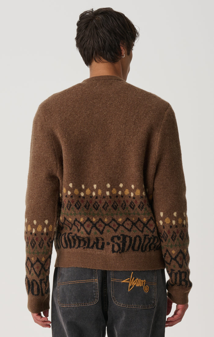 Knitted Sweater - Chocolate
