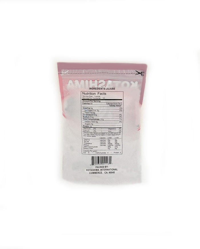 Kotashima premium extra large dried jujube red dates ready to eat natural sweet fiber rich Chinese snack 12 oz