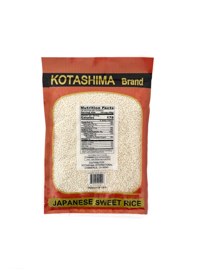 Kotashima sweet rice glutinous chinese stick rice cake Asian dessert pantry staple