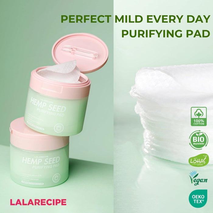 LALARECIPE Hemp Seed Purifying Pad 70 pads