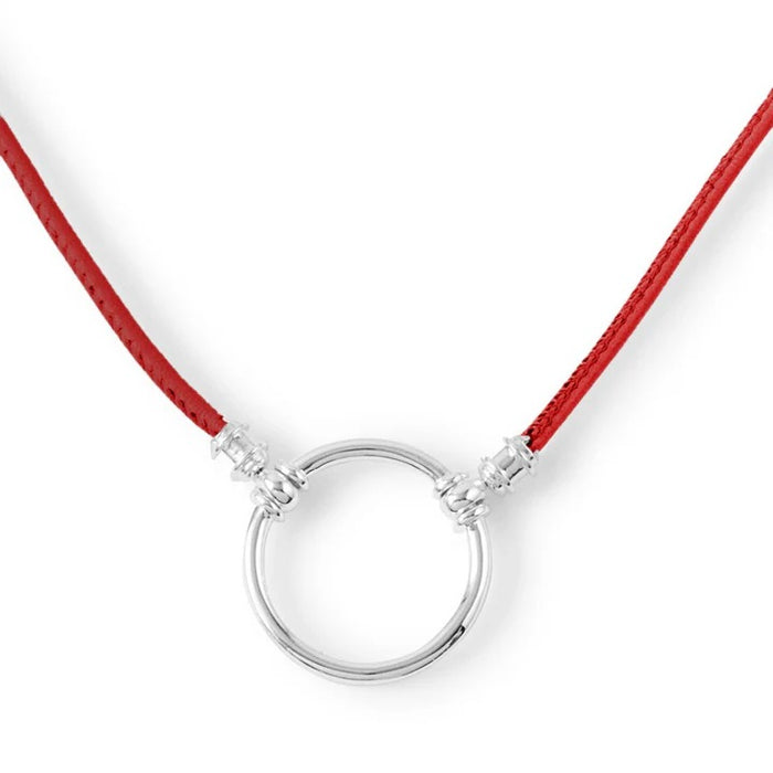 LaLoop - The Georgie - 960-Poppy - Red / Silver Loop - Eyewear Holder