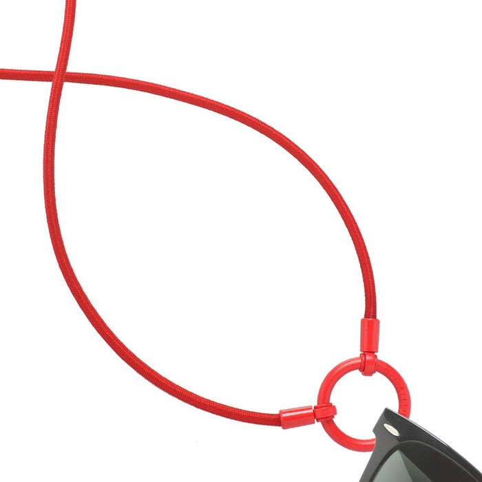 LaLoop - S108-RE - Red - Sport - Eyewear Holder - Eyewear Necklace - Hicks Brunson Eyewear
