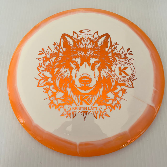 Orange Orbit/White Plate/Orange Stamp/174g
