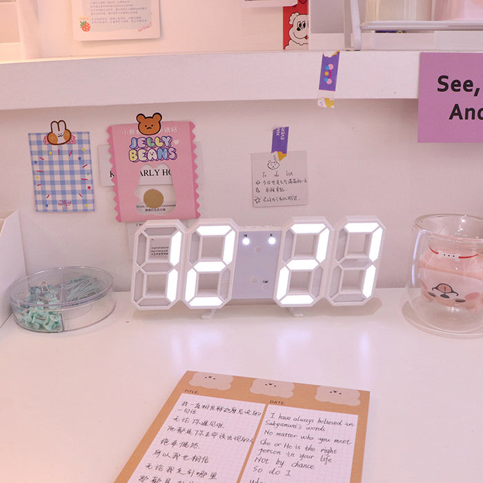 LED Numeric Digital Wall Clock