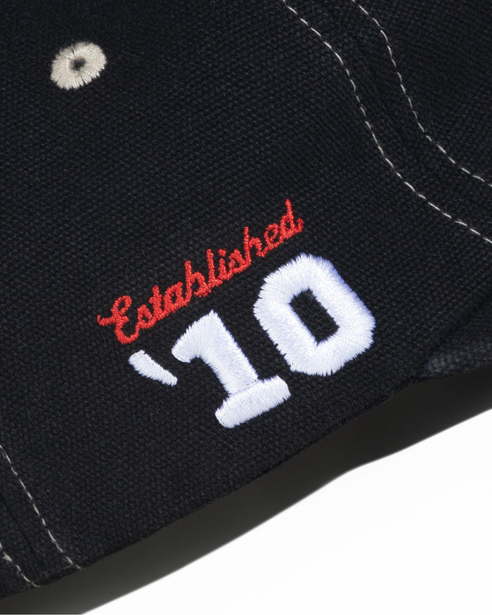 Legacy 6 Panel Hat - Black
