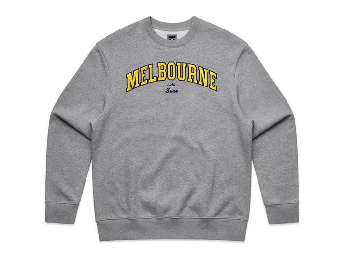 Letterman Heavyweight Crew Fleece - Athletic Heather