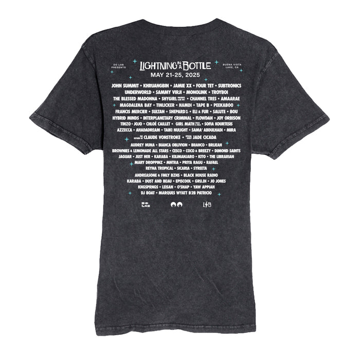 LIB 2025 Vintage Black Line Up Tee