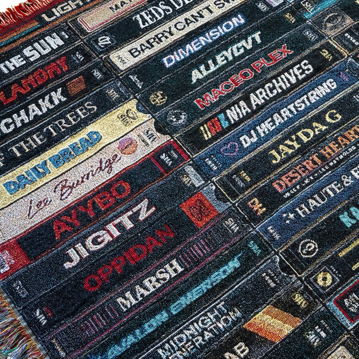 LIB 2026 VHS LINE UP WOVEN BLANKET