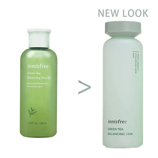 lNNISFREE Green Tea Balancing Skin EX تونر الشاي الاخضر للبشرة من انسفري