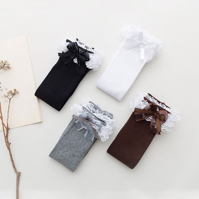 Lolita JK Bow Lace Socks