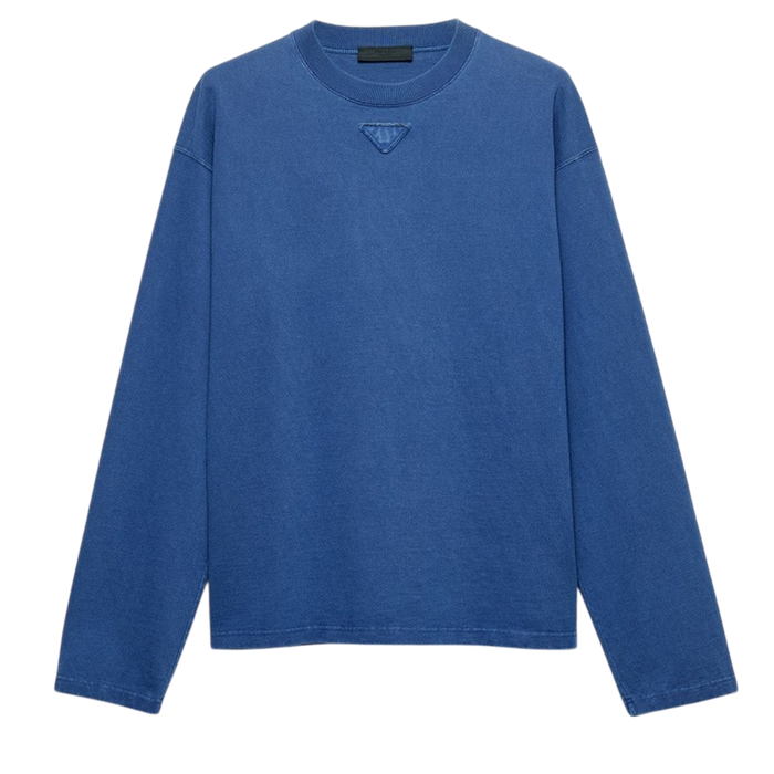 long-sleeved cotton T-shirt