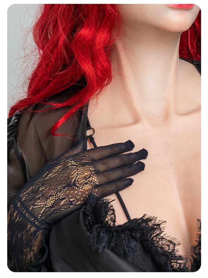 Luxuria Devil costume outfit by Second Face, featuring red and black devil-themed design, from Inthemask by Moli's.