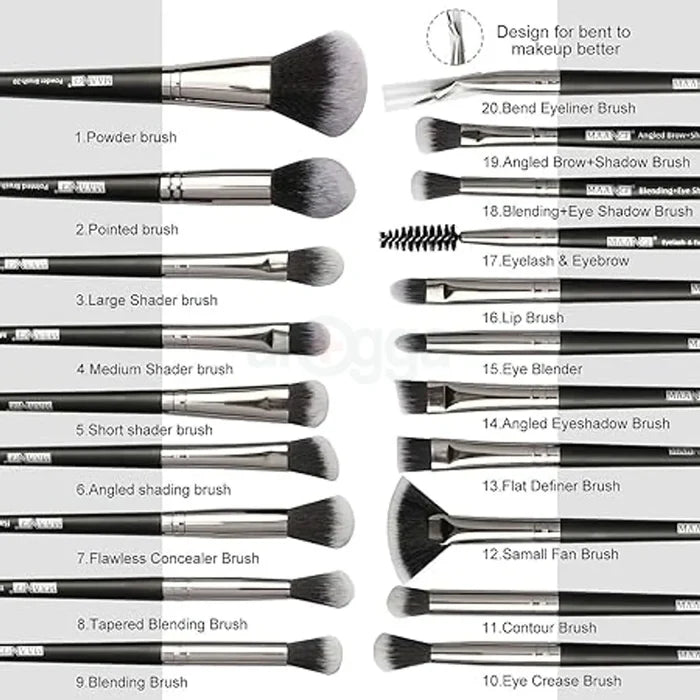 Maange 20pcs Brush Set