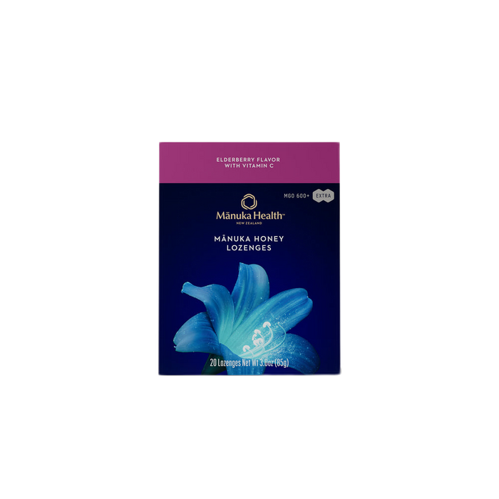 Mānuka Honey Lozenges, Elderberry With Vitamin C