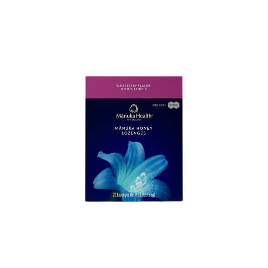 Mānuka Honey Lozenges, Elderberry With Vitamin C