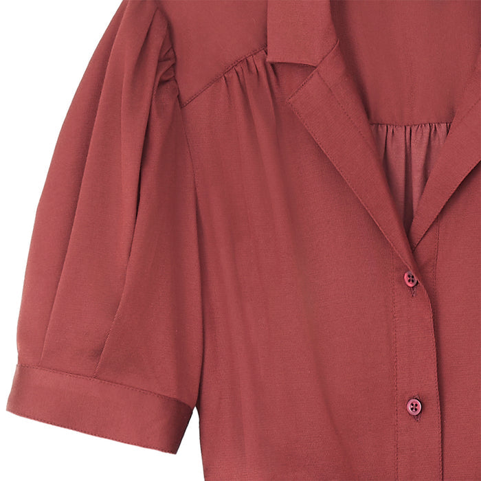 CULTIVATION Maroon Dress | Isetan KL Online Store