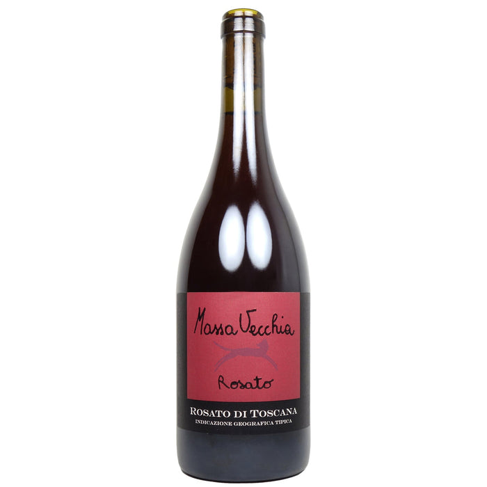 Massa Vecchia Maremma Rosato 2020 wine bottle with red label