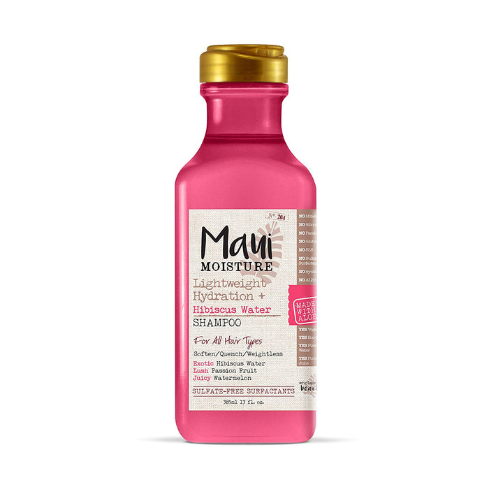 Maui Moisture LIGHTWEIGHT HYDRATION + Hibiscus Water Shampoo شامبو بماء الكركديه
