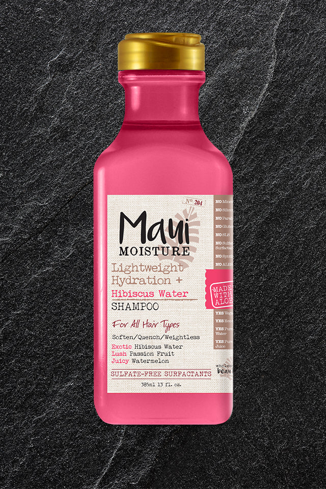 Maui Moisture LIGHTWEIGHT HYDRATION + Hibiscus Water Shampoo شامبو بماء الكركديه