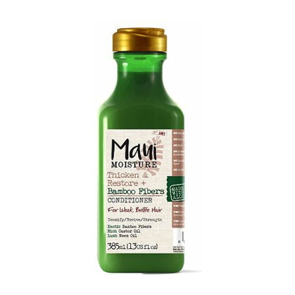 Maui Moisture THICKEN & RESTORE Bamboo Fibers Conditioner بلسم الشعر بالبامبو