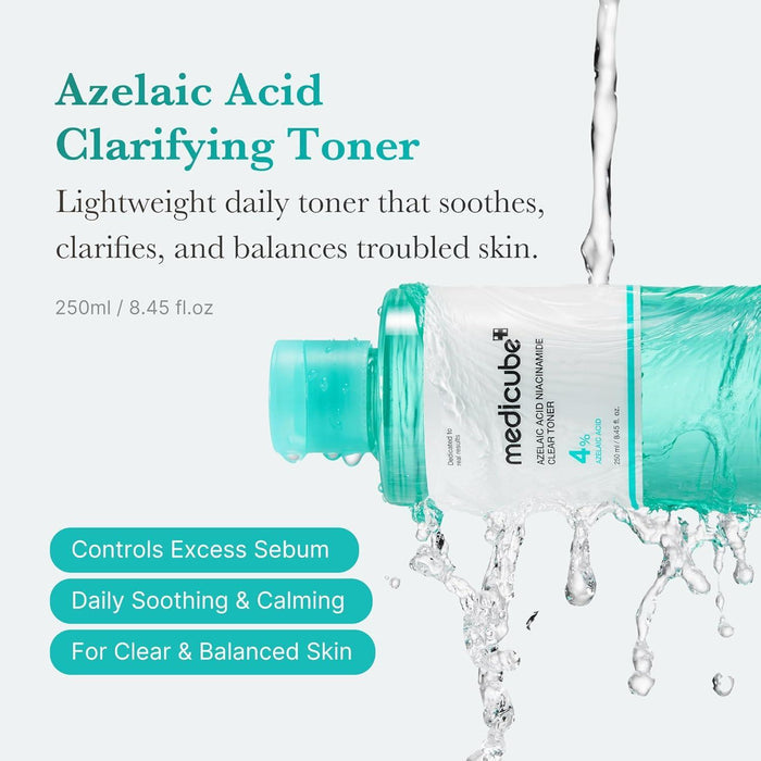 Medicube Azelaic Acid Niacinamide Clear Cleansing Toner With 4% Azelaic Acid 250 mL