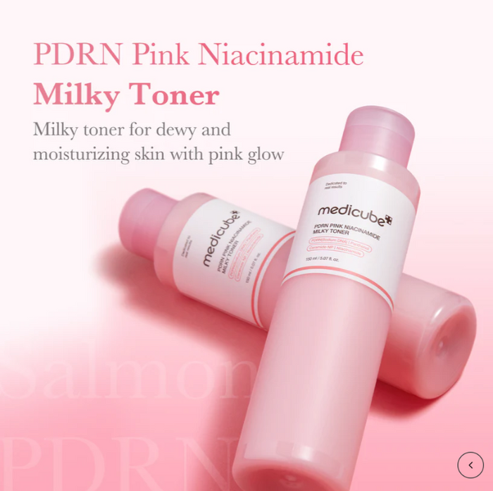 Medicube PDRN Pink Niacinamide Milky Toner - 150ml