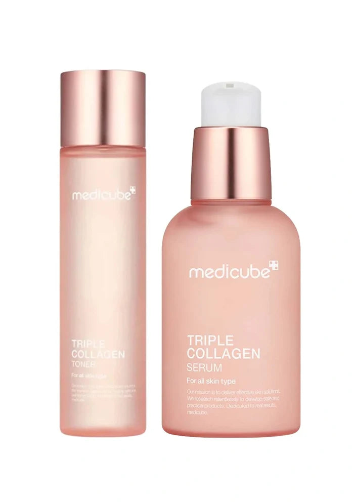 (BUY 1) MEDICUBE TRIPLE COLLAGEN TONER + (BUY 1) SERUM