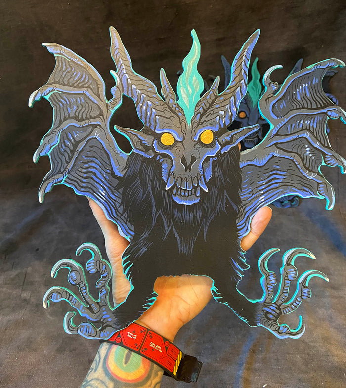 MEDIUM BAT DEMON PAINTINGS