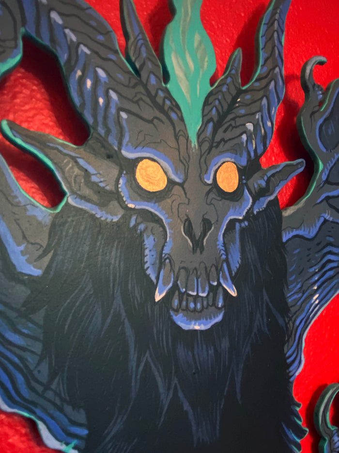 MEDIUM BAT DEMON PAINTINGS