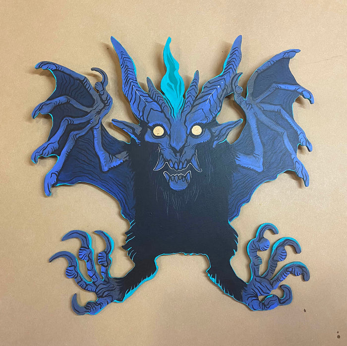 MEDIUM BAT DEMON PAINTINGS