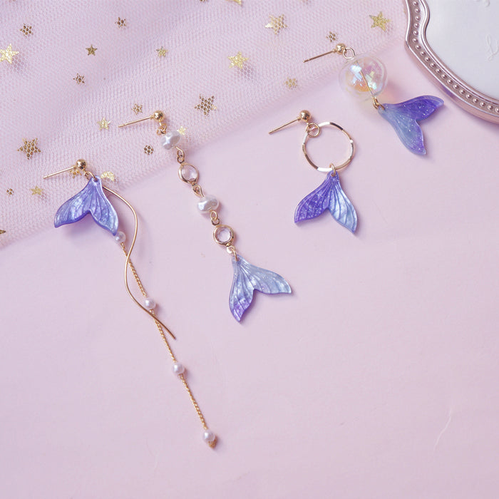mermaid tail earrings