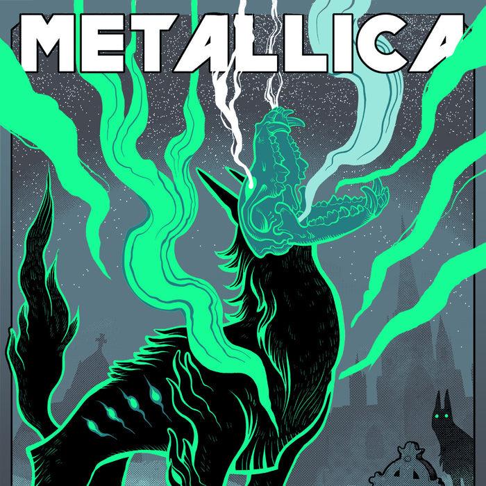 METALLICA TOUR SILKSCREEN PRINT - WARSAW