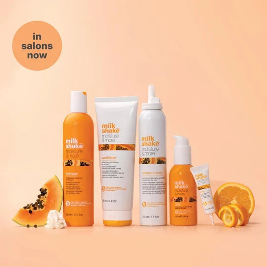 milk_shake Moisture & More Hydrating Lotion Vials - Intense Weekly Hydration Treatment for Dry, Dehydrated Hair | Restores Shine and Moisture | Tropical Scent