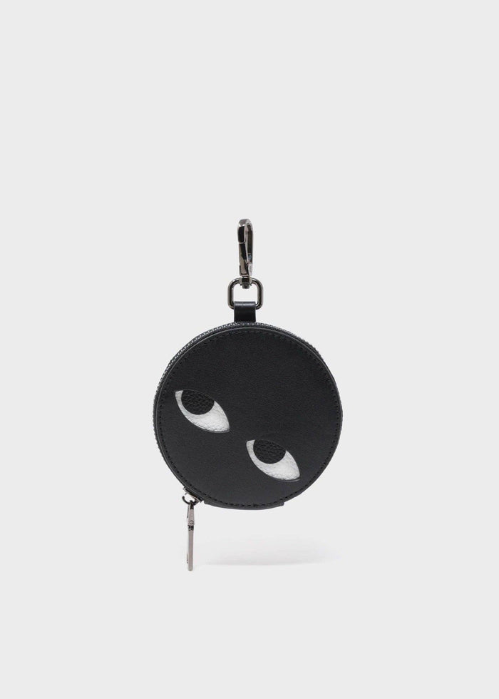Min & Mon - Dottie - Leather Pouch Charm - Black-Min & Mon-treehaus