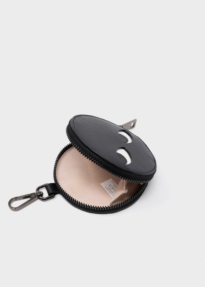 Min & Mon - Dottie - Leather Pouch Charm - Black-Min & Mon-treehaus