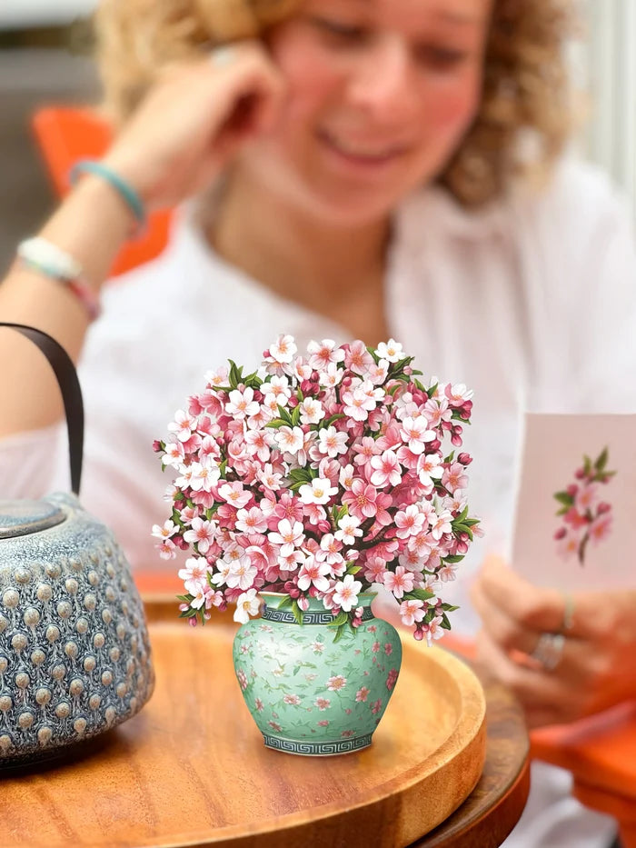 Mini Japanese Cherry Blossoms Pop-Up Card