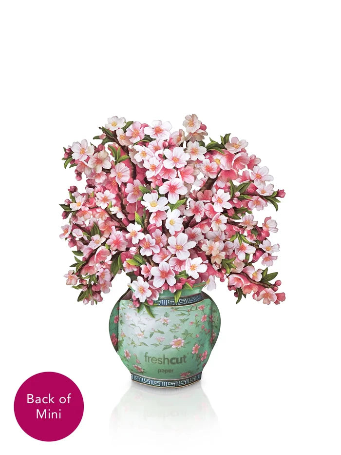 Mini Japanese Cherry Blossoms Pop-Up Card