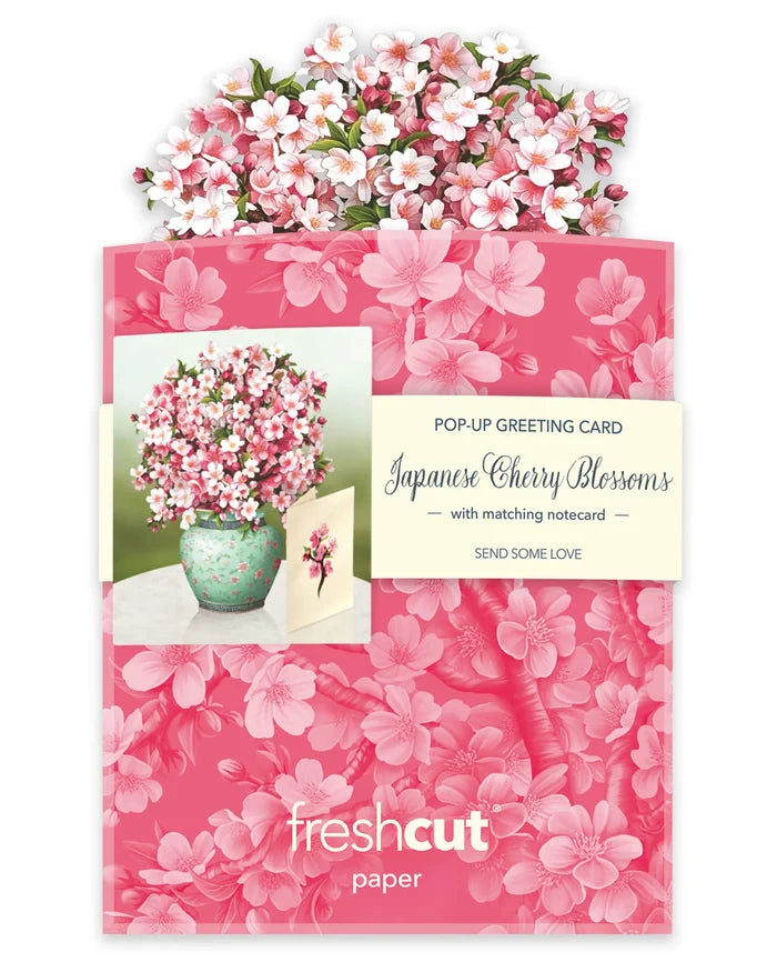 Mini Japanese Cherry Blossoms Pop-Up Card